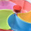 Flower Shaped Round Snack Fruit Tray Divided Snack Dried Fruit Container 5-Compartment Nuts and Candy Vegetable Tray 10