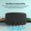 Electronic Drum Set with 9 Silicone Pads, 18H Playtime, Black 7