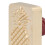 Kupfer-Eiswürfel-Stempel, Holzgriff - 9,2 cm 9