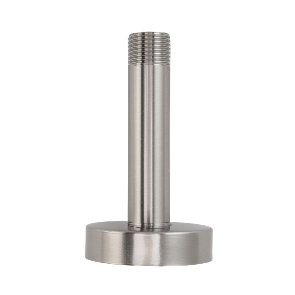 Stainless Steel 3" Ceiling Shower Arm With Flange, Brushed Finish 3041389541248