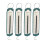 High Accuracy Spring Scales 4pcs Portable Dynamometers for Physics Teaching 1N 1
