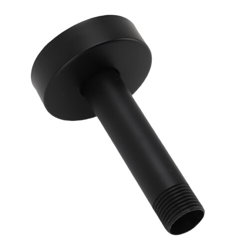 Top-Duscharm mit Flansch - G1/2, 10 x 7,5 cm, Schwarz