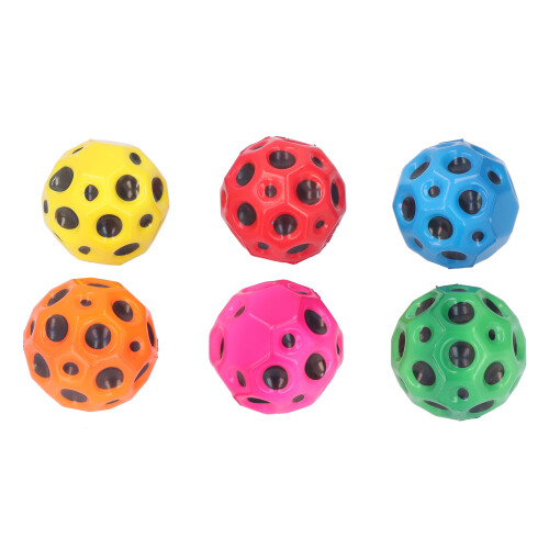 6pcs 7cm PU Colorful Bouncing Balls Set for Kids