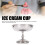 2401-3 Stahl-Eisbecher 10,5  9 cm Silber 4