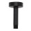 Top-Duscharm mit Flansch - G1/2, 10 x 7,5 cm, Schwarz 12