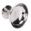 2401-3 Stahl-Eisbecher 10,5  9 cm Silber 8