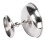2401-3 Stahl-Eisbecher 10,5  9 cm Silber 11