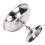 2401-3 Stahl-Eisbecher 10,5  9 cm Silber 12