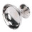 2401-3 Stahl-Eisbecher 10,5  9 cm Silber 14