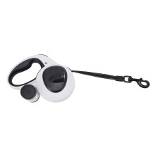 5m Retractable Dog Leash with LED Light, Soft Grip Reflective Webbing