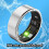 Smart-Ring 20mAh, Ladecase 300mAh, Größe 12, Silber 8