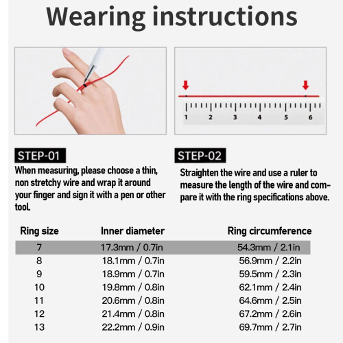 Smart Ring 7, Edelstahl 17,3 mm, 20mAh/300mAh 1