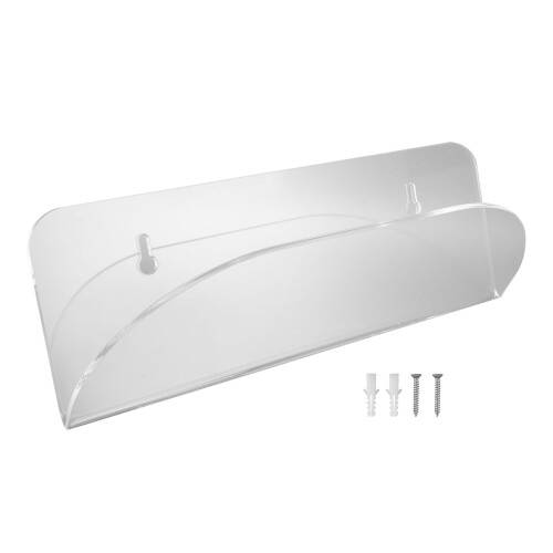 Skateboard Wall Mount Rack Clear Acrylic Deck Holder Longboard Display Storage 2