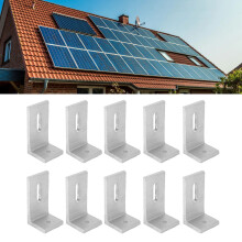 Aluminium-Dachmontagehalterungen 10 Stück für PV-Anlage langlebig & hohe Kompatibilität