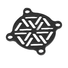Couverture en fibre de carbone résistante de 30x30 mm pour ventilateur de refroidissement, adaptée aux moteurs de voiture RC et de bateau