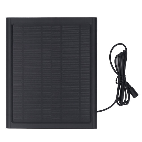 6W 16V Solarladegerät 1 m Kabel Schwarz