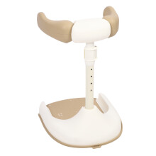 Adjustable Baby Shower Stand with Non-Slip Base, Folding, Khaki