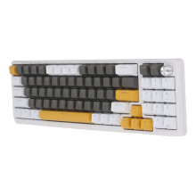 78-Key RGB Backlit Blue Switch Mechanical Keyboard with Volume Knob