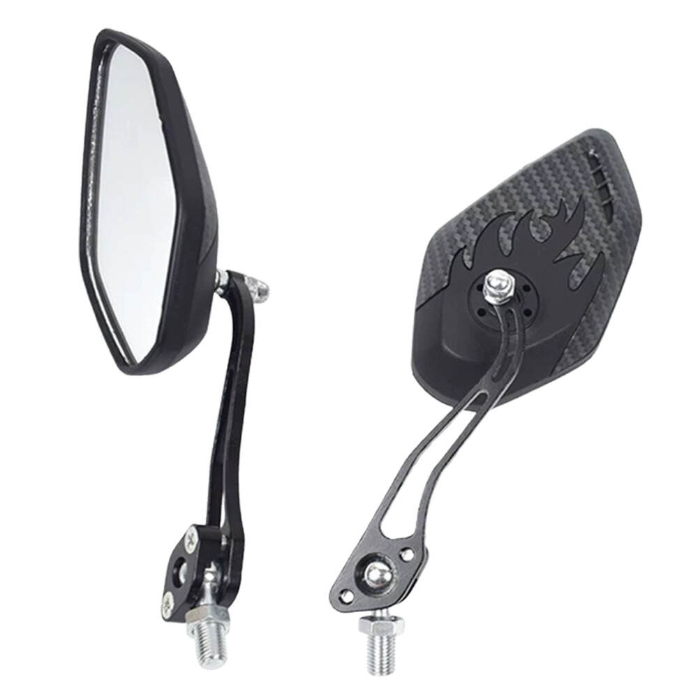 (Carbon Fiber) Adjustable Aluminum Scooter/Motorcycle Rearview Mirror 6481414419895