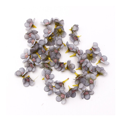 50Mini Silk Daisy Flowers2cm Assorted Colours