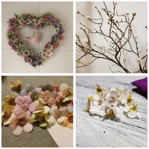 50Mini Silk Daisy Flowers2cm Assorted Colours 2