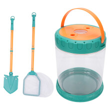 Beach Sand Toy Set for Kids – Portable Explorer Kit with Flashlight & Bucket Lid