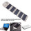 10W Foldable Portable Solar Panel Charger for Camping, USB 5V Output 3