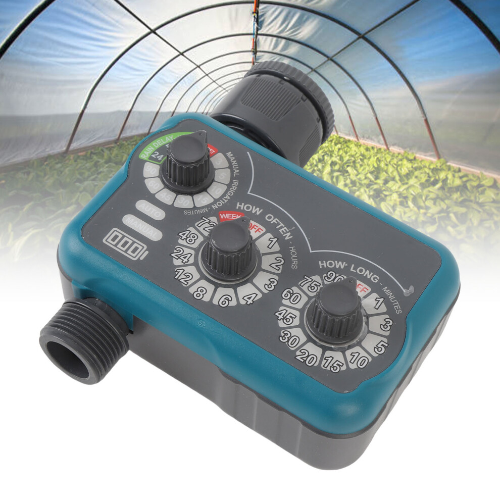 3 Dial Water Timer 21L/Min Ip54 Automatic Garden Sprinkler 9311389546524