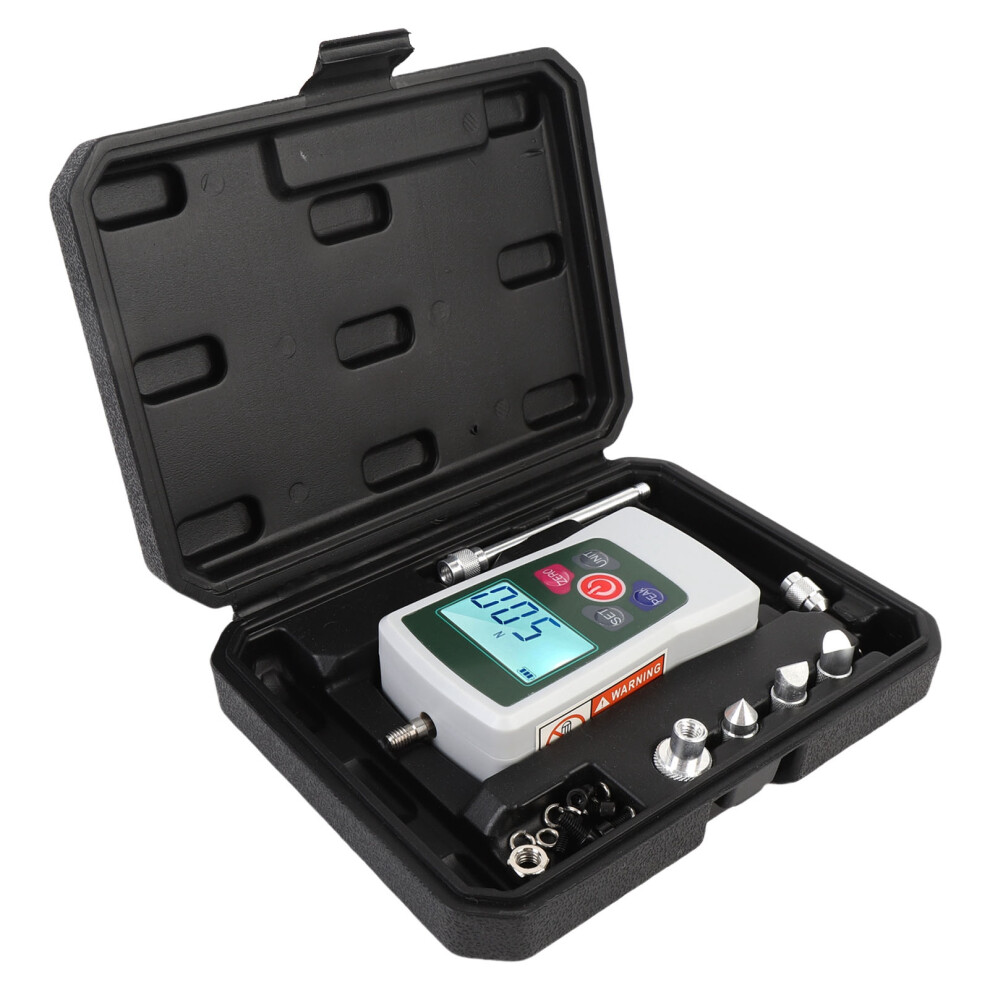 50N Handheld Digital Force Meter With Backlit Screen, 4 Units, 3 Modes 7891389546455