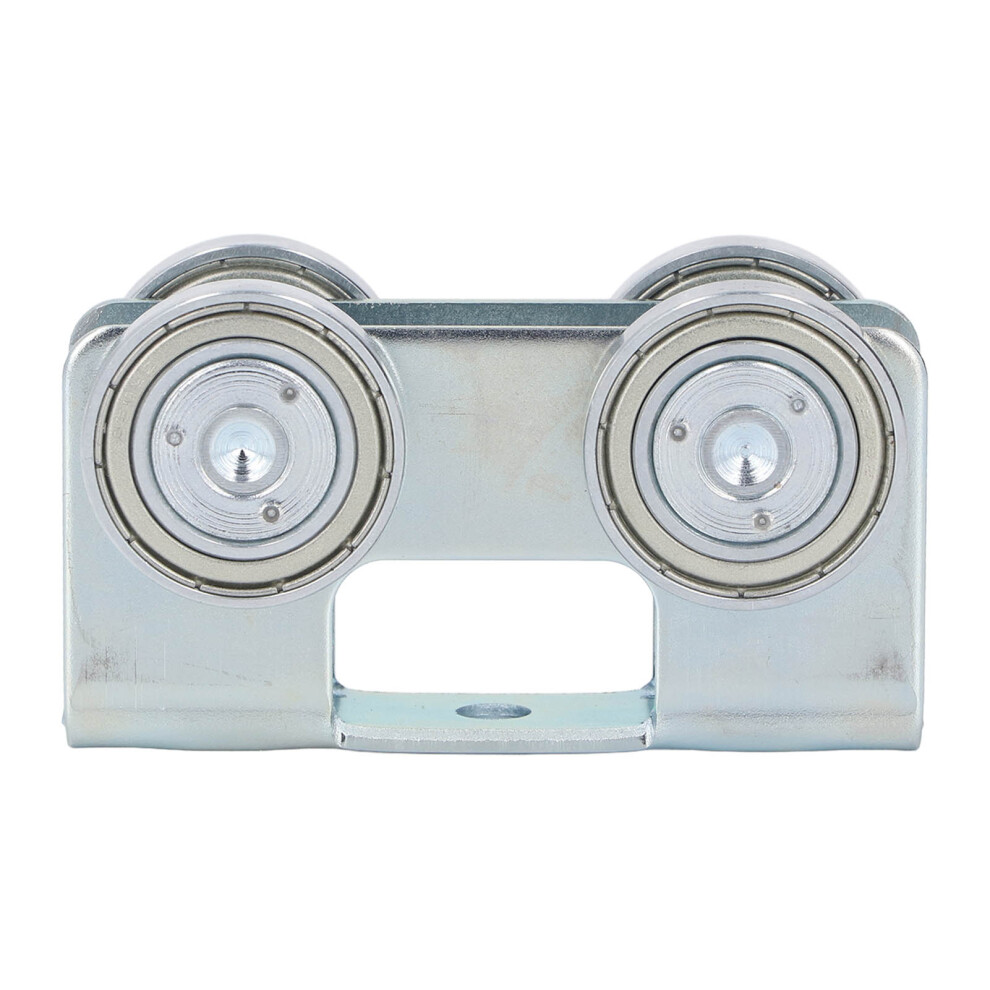 4 Wheel Alloy Steel Trolley Assembly For Sliding Doors, Wardrobes & Hoists - Silver 4231389546438