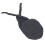 4 pezzi Cappelli da chef unisex in cotone nero con lacci, confortevoli e regolabili 3