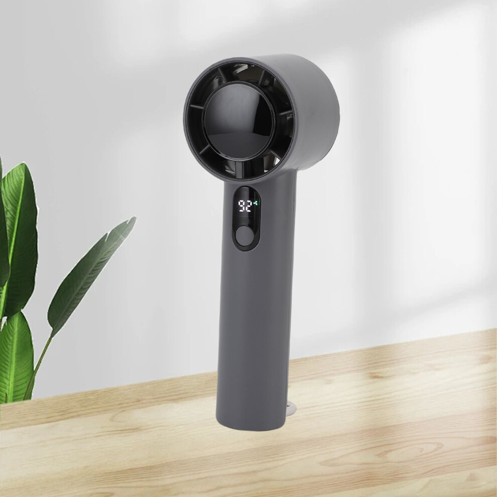 Rechargeable Mini Handheld Fan 5 Speeds, 3000Mah, Black 4281389547096
