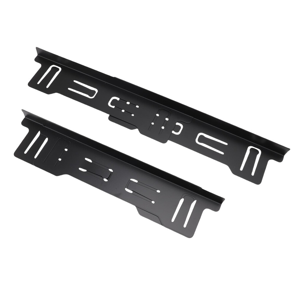 Adjustable Stainless Steel Stove Gap Cover 35-70Cm Black 5051389548572
