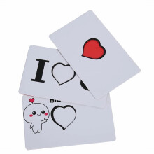 Flick The Heart Magic Card Gimmick for Visual Reveal, Close Up Magician Prop, Easy Flick Action