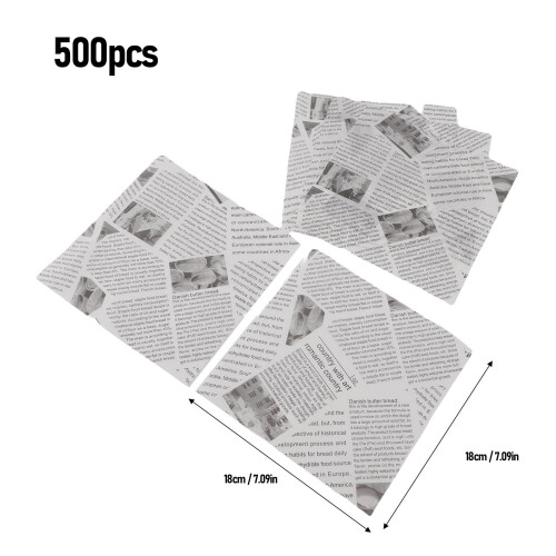 weißes Sandwichpapier 500 Blatt Antihaft 1