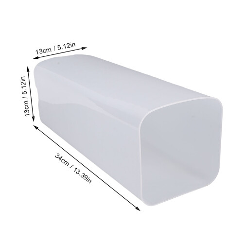 Large Green Plastic Bread Container 34x13cm with Lid for Kitchen Storage 1