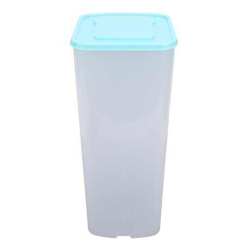 Large Green Plastic Bread Container 34x13cm with Lid for Kitchen Storage 2