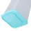 Large Green Plastic Bread Container 34x13cm with Lid for Kitchen Storage 9