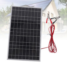 10 W 12 V polykristallines Solarmodul 335x200x18mm Kit