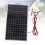 10W 12V Polycrystalline Solar Panel Kit with Controller, IP65 Waterproof 1