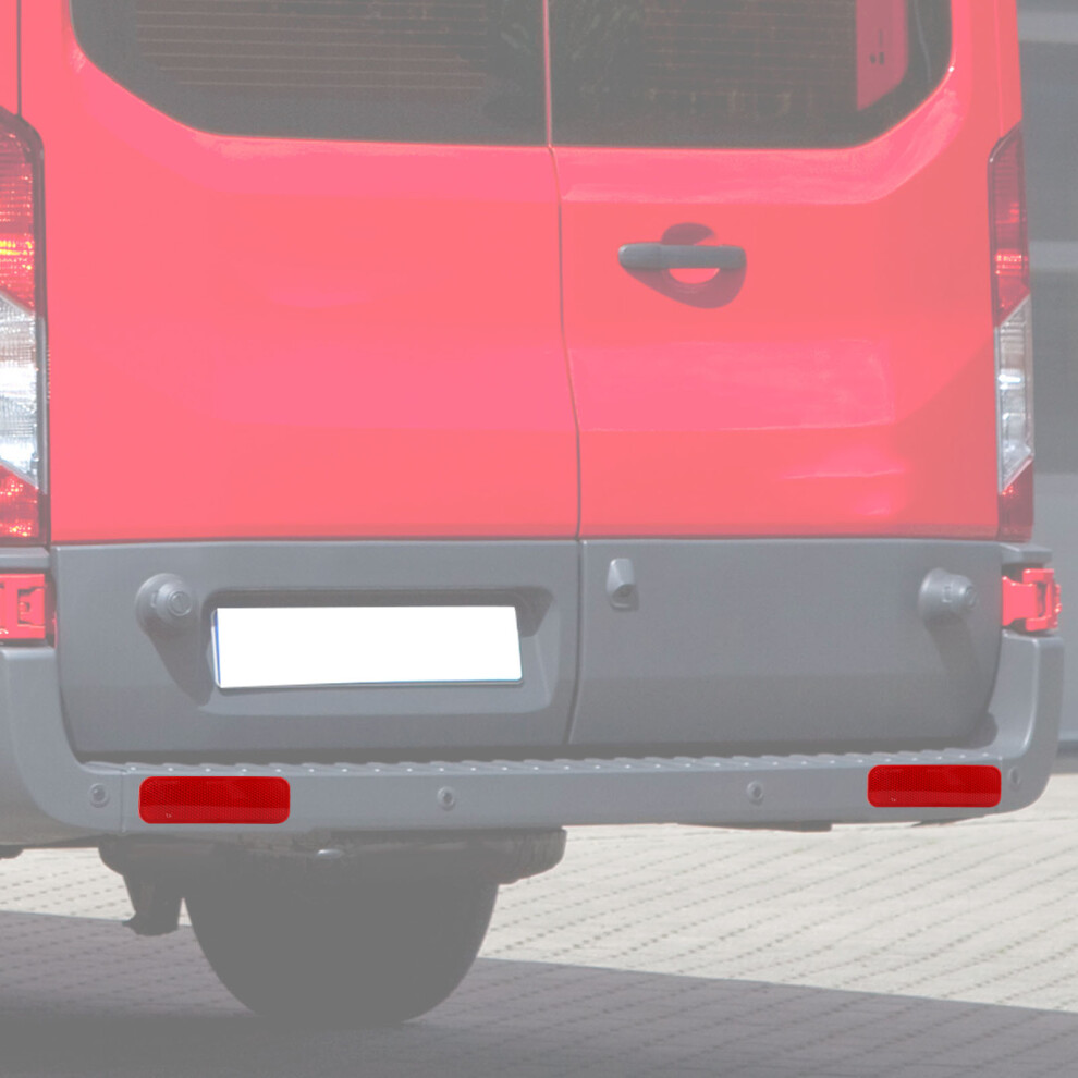 Rear Bumper Reflector 1778456, Heavy Duty, Weatherproof, Snap-On Replacements 8431389550541