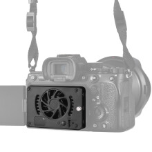 Universal Camera Cooling Fan with OLED Display, USB Powered, for DSLR & Mirrorless Cameras