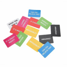 Magic Trick Cards Set for Same Choice and Color Prediction, Stage Illusion Props with Quick Reset
