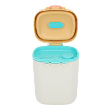 Tragbarer Babymilch-Boxenspender Gelb 19,5 11 cm
