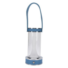 Rechargeable Cordless LED Table Lamp, 3-Color Dimmable with Leather Handle