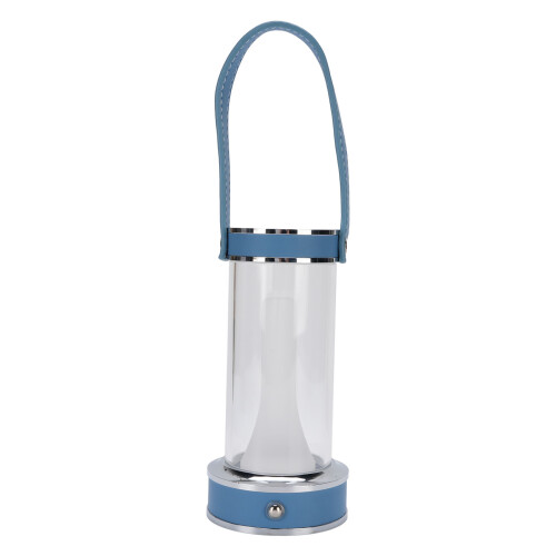 Rechargeable Cordless LED Table Lamp, 3-Color Dimmable with Leather Handle