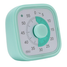 60-Minute Visual Classroom Timer, ABS, 80x81mm, 2x3A Batteries