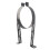 Stainless Steel Chimney Pipe Holder Bracket, Adjustable Flue Clamp, 28cm 3