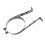 Stainless Steel Chimney Pipe Holder Bracket, Adjustable Flue Clamp, 28cm 13