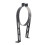 Stainless Steel Chimney Pipe Holder Bracket, Adjustable Flue Clamp, 28cm 16
